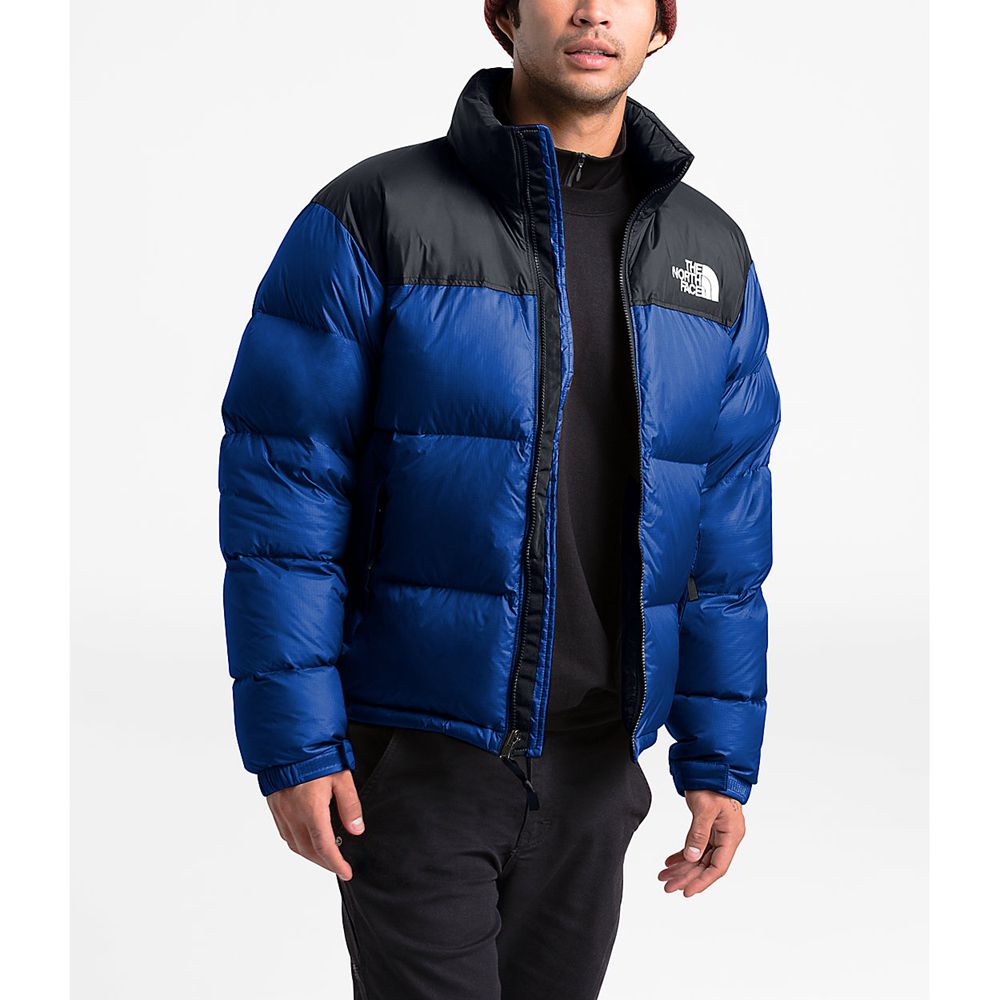 The North Face Nuptse Jacket Mens Australia - The North Face 1996 Retro Blue (LWF-321854)